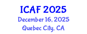 International Conference on Accounting and Finance (ICAF) December 16, 2025 - Quebec City, Canada