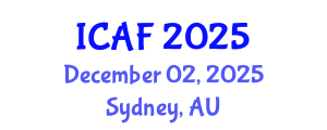 International Conference on Accounting and Finance (ICAF) December 02, 2025 - Sydney, Australia