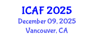 International Conference on Accounting and Finance (ICAF) December 09, 2025 - Vancouver, Canada
