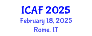 International Conference on Accounting and Finance (ICAF) February 18, 2025 - Rome, Italy