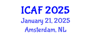 International Conference on Accounting and Finance (ICAF) January 21, 2025 - Amsterdam, Netherlands