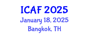 International Conference on Accounting and Finance (ICAF) January 18, 2025 - Bangkok, Thailand