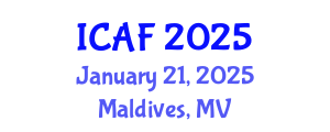International Conference on Accounting and Finance (ICAF) January 21, 2025 - Maldives, Maldives
