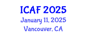 International Conference on Accounting and Finance (ICAF) January 11, 2025 - Vancouver, Canada