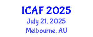 International Conference on Accounting and Finance (ICAF) July 21, 2025 - Melbourne, Australia