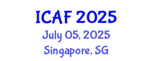 International Conference on Accounting and Finance (ICAF) July 05, 2025 - Singapore, Singapore