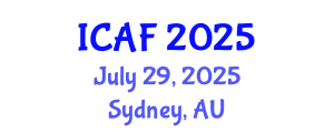 International Conference on Accounting and Finance (ICAF) July 29, 2025 - Sydney, Australia