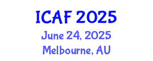 International Conference on Accounting and Finance (ICAF) June 24, 2025 - Melbourne, Australia