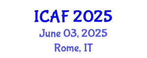 International Conference on Accounting and Finance (ICAF) June 03, 2025 - Rome, Italy