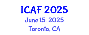 International Conference on Accounting and Finance (ICAF) June 15, 2025 - Toronto, Canada