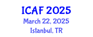 International Conference on Accounting and Finance (ICAF) March 22, 2025 - Istanbul, Turkey