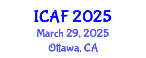 International Conference on Accounting and Finance (ICAF) March 29, 2025 - Ottawa, Canada