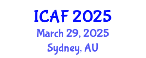 International Conference on Accounting and Finance (ICAF) March 29, 2025 - Sydney, Australia