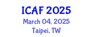 International Conference on Accounting and Finance (ICAF) March 04, 2025 - Taipei, Taiwan
