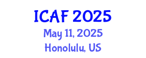 International Conference on Accounting and Finance (ICAF) May 11, 2025 - Honolulu, United States