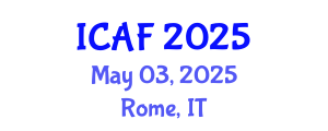 International Conference on Accounting and Finance (ICAF) May 03, 2025 - Rome, Italy