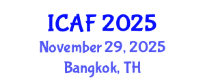 International Conference on Accounting and Finance (ICAF) November 29, 2025 - Bangkok, Thailand