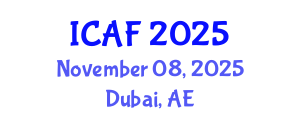 International Conference on Accounting and Finance (ICAF) November 08, 2025 - Dubai, United Arab Emirates