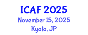 International Conference on Accounting and Finance (ICAF) November 15, 2025 - Kyoto, Japan