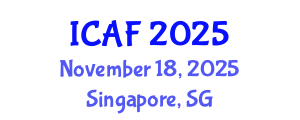 International Conference on Accounting and Finance (ICAF) November 18, 2025 - Singapore, Singapore
