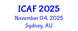 International Conference on Accounting and Finance (ICAF) November 04, 2025 - Sydney, Australia