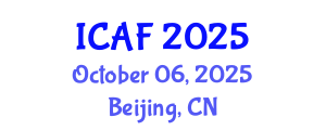 International Conference on Accounting and Finance (ICAF) October 06, 2025 - Beijing, China