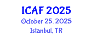International Conference on Accounting and Finance (ICAF) October 25, 2025 - Istanbul, Turkey