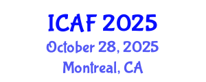 International Conference on Accounting and Finance (ICAF) October 28, 2025 - Montreal, Canada
