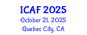 International Conference on Accounting and Finance (ICAF) October 21, 2025 - Quebec City, Canada