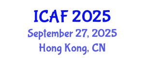 International Conference on Accounting and Finance (ICAF) September 27, 2025 - Hong Kong, China