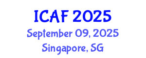 International Conference on Accounting and Finance (ICAF) September 09, 2025 - Singapore, Singapore