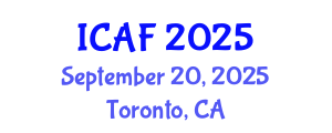 International Conference on Accounting and Finance (ICAF) September 20, 2025 - Toronto, Canada