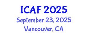 International Conference on Accounting and Finance (ICAF) September 23, 2025 - Vancouver, Canada