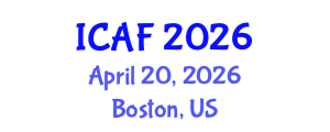 International Conference on Accounting and Finance (ICAF) April 20, 2026 - Boston, United States International Conference on Accounting and Finance (ICAF) April 20, 2026 - Boston, United States