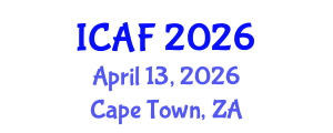 International Conference on Accounting and Finance (ICAF) April 13, 2026 - Cape Town, South Africa International Conference on Accounting and Finance (ICAF) April 13, 2026 - Cape Town, South Africa
