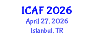 International Conference on Accounting and Finance (ICAF) April 27, 2026 - Istanbul, Turkey International Conference on Accounting and Finance (ICAF) April 27, 2026 - Istanbul, Turkey