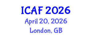 International Conference on Accounting and Finance (ICAF) April 20, 2026 - London, United Kingdom International Conference on Accounting and Finance (ICAF) April 20, 2026 - London, United Kingdom