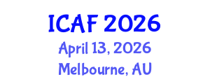 International Conference on Accounting and Finance (ICAF) April 13, 2026 - Melbourne, Australia International Conference on Accounting and Finance (ICAF) April 13, 2026 - Melbourne, Australia