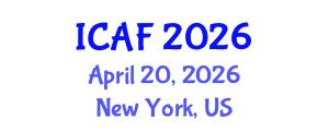 International Conference on Accounting and Finance (ICAF) April 20, 2026 - New York, United States International Conference on Accounting and Finance (ICAF) April 20, 2026 - New York, United States