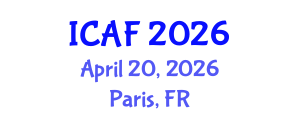 International Conference on Accounting and Finance (ICAF) April 20, 2026 - Paris, France International Conference on Accounting and Finance (ICAF) April 20, 2026 - Paris, France