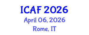 International Conference on Accounting and Finance (ICAF) April 06, 2026 - Rome, Italy International Conference on Accounting and Finance (ICAF) April 06, 2026 - Rome, Italy