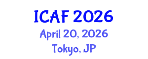 International Conference on Accounting and Finance (ICAF) April 20, 2026 - Tokyo, Japan International Conference on Accounting and Finance (ICAF) April 20, 2026 - Tokyo, Japan
