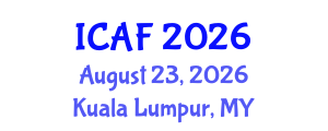 International Conference on Accounting and Finance (ICAF) August 23, 2026 - Kuala Lumpur, Malaysia