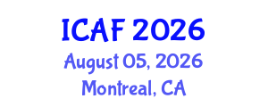 International Conference on Accounting and Finance (ICAF) August 05, 2026 - Montreal, Canada International Conference on Accounting and Finance (ICAF) August 05, 2026 - Montreal, Canada