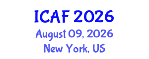 International Conference on Accounting and Finance (ICAF) August 09, 2026 - New York, United States International Conference on Accounting and Finance (ICAF) August 09, 2026 - New York, United States