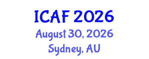 International Conference on Accounting and Finance (ICAF) August 30, 2026 - Sydney, Australia International Conference on Accounting and Finance (ICAF) August 30, 2026 - Sydney, Australia