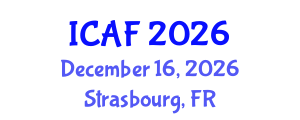 International Conference on Accounting and Finance (ICAF) December 16, 2026 - Strasbourg, France International Conference on Accounting and Finance (ICAF) December 16, 2026 - Strasbourg, France