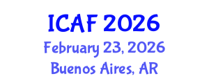 International Conference on Accounting and Finance (ICAF) February 23, 2026 - Buenos Aires, Argentina International Conference on Accounting and Finance (ICAF) February 23, 2026 - Buenos Aires, Argentina