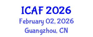 International Conference on Accounting and Finance (ICAF) February 02, 2026 - Guangzhou, China International Conference on Accounting and Finance (ICAF) February 02, 2026 - Guangzhou, China