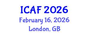 International Conference on Accounting and Finance (ICAF) February 16, 2026 - London, United Kingdom International Conference on Accounting and Finance (ICAF) February 16, 2026 - London, United Kingdom